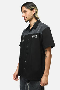 Dangerfield - Whirl Yoke Shirt - black
