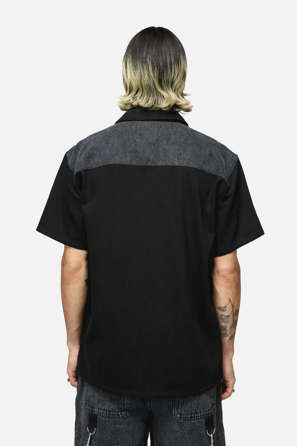 Dangerfield - Whirl Yoke Shirt - black