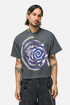 Dangerfield - Spiralling Boxy Tee - grey