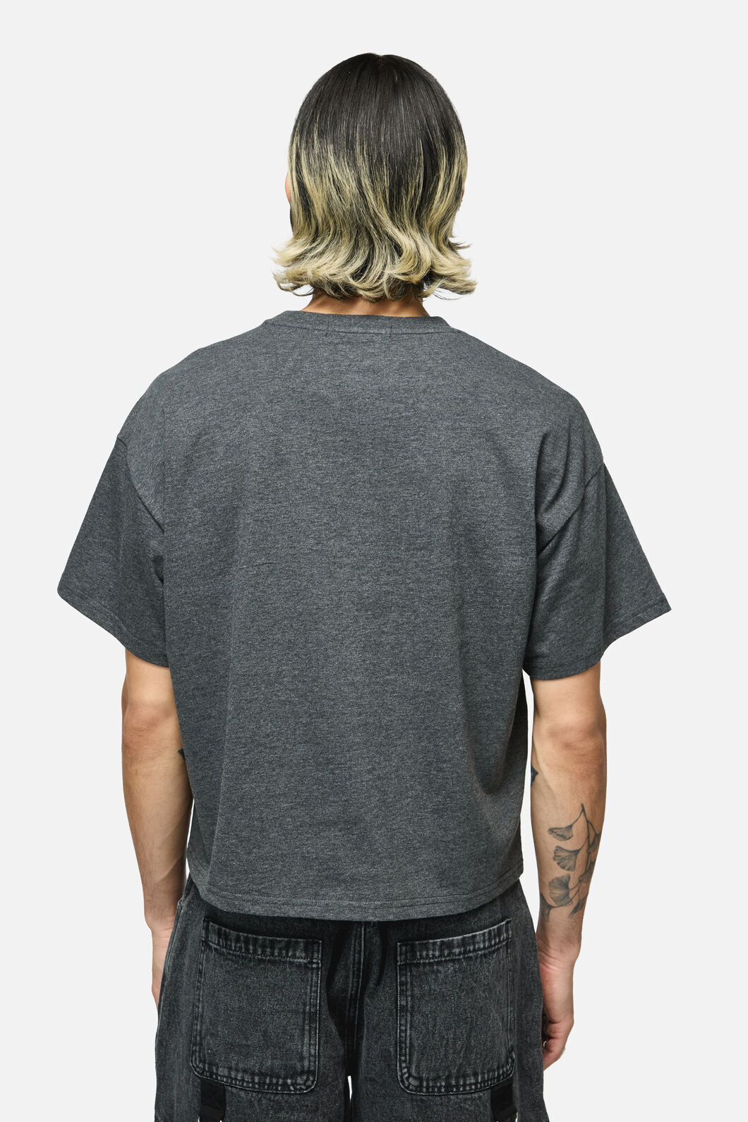 Dangerfield - Spiralling Boxy Tee - grey