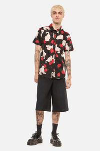 Dangerfield - Strawberry Cats SS Shirt - black