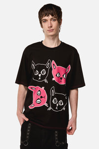Dangerfield - Atomic Cat Tee - black