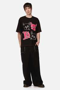 Dangerfield - Atomic Cat Tee - black