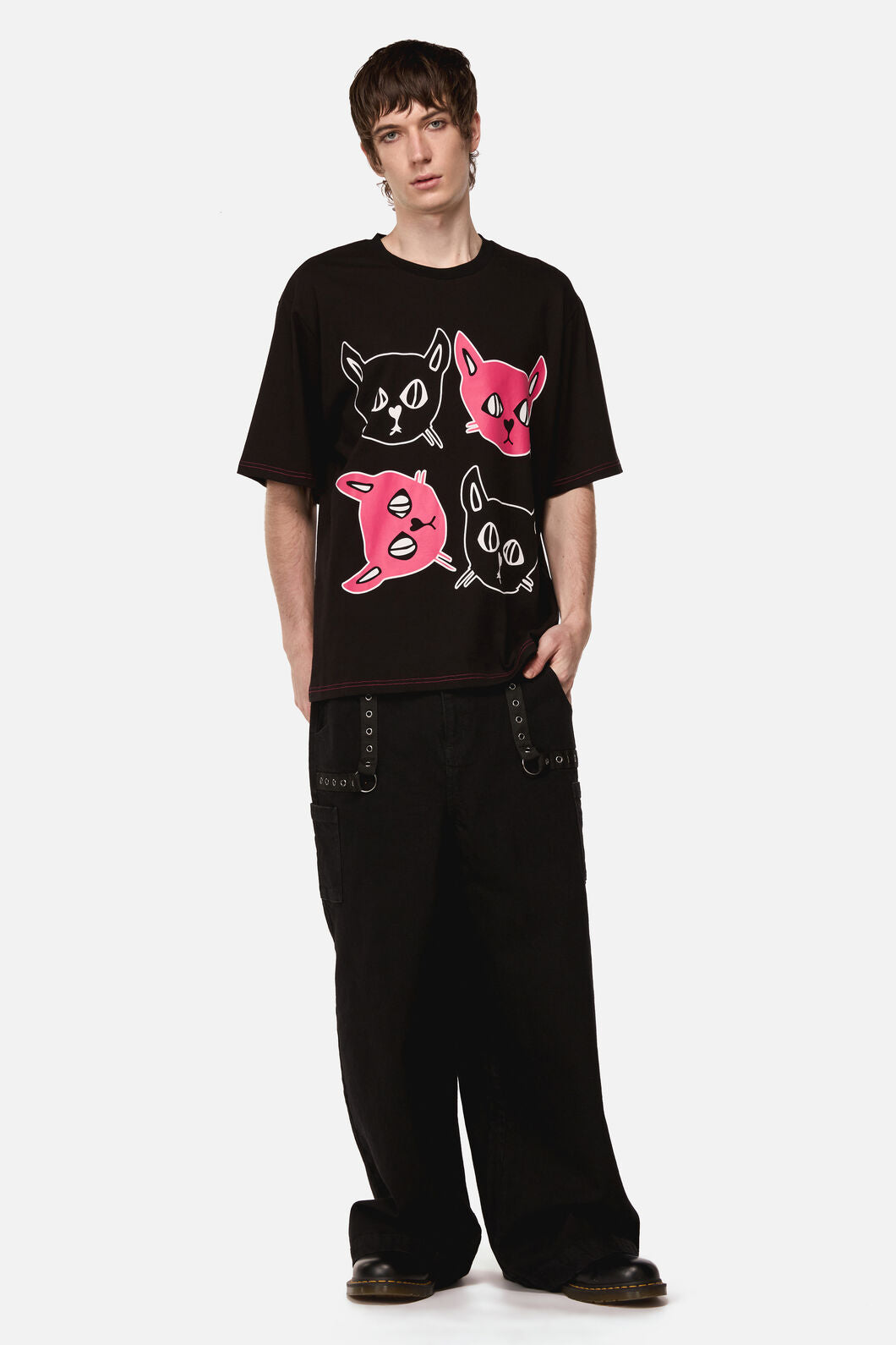 Dangerfield - Atomic Cat Tee - black