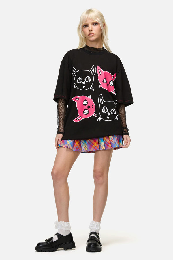 Dangerfield - Atomic Cat Tee - black