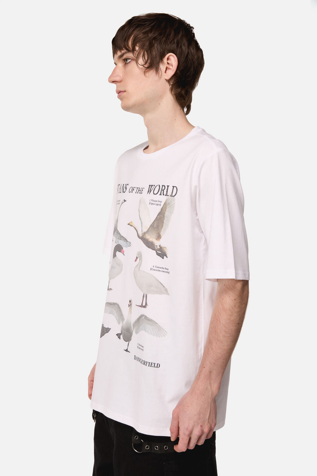 Dangerfield - Swan Species Tee - white