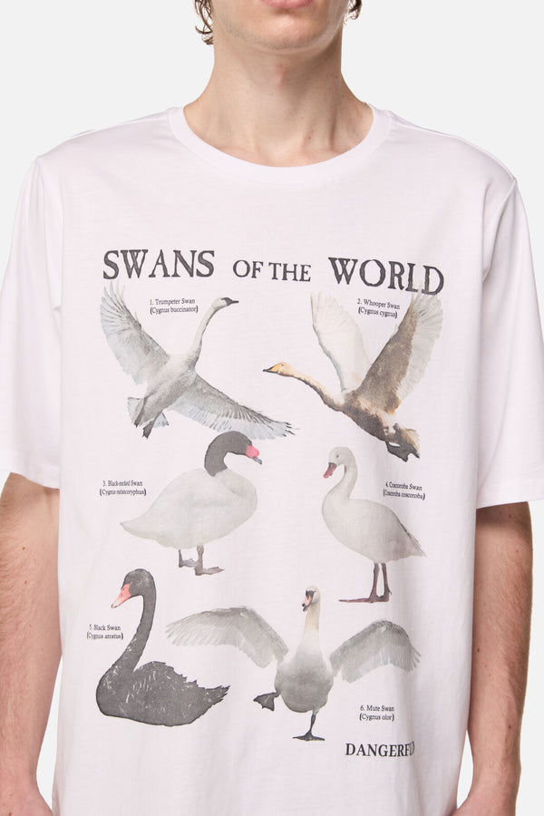Dangerfield - Swan Species Tee - white