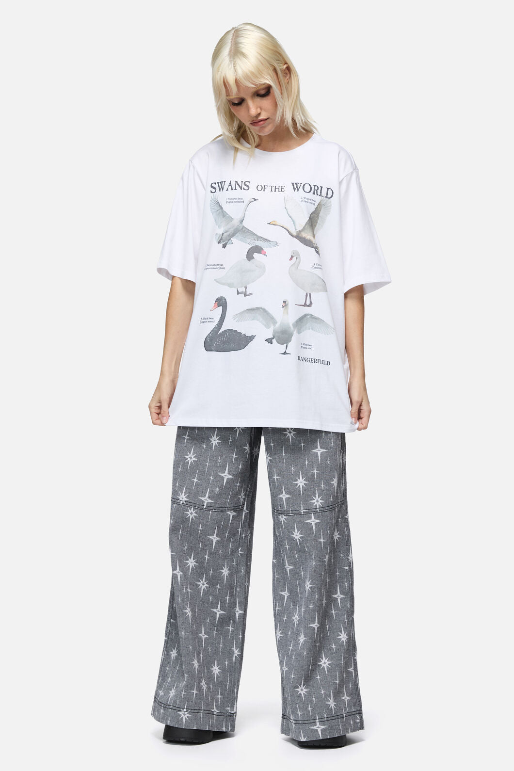 Dangerfield - Swan Species Tee - white
