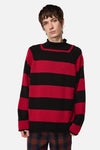 Dangerfield - Jackalope Stripe Knit - black-red