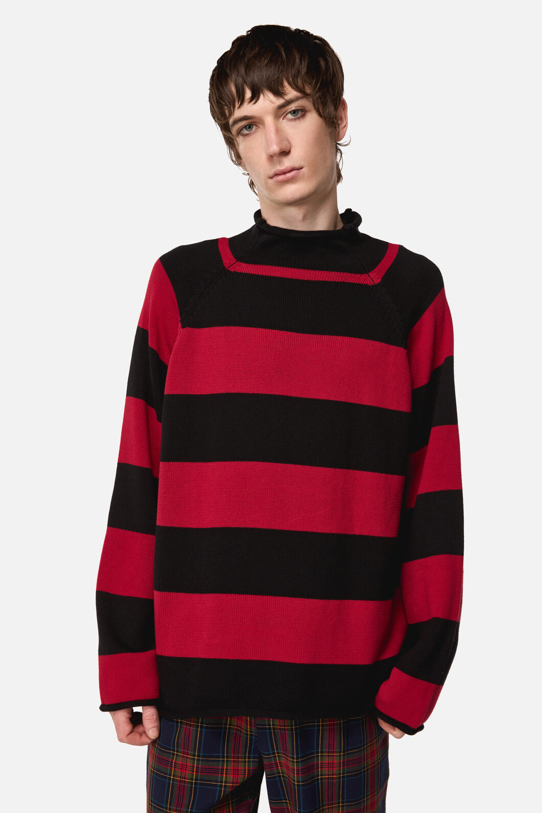 Dangerfield - Jackalope Stripe Knit - black-red