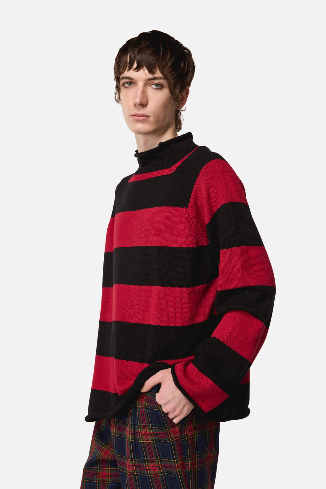 Dangerfield - Jackalope Stripe Knit - black-red