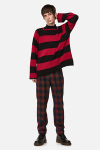 Dangerfield - Jackalope Stripe Knit - black-red