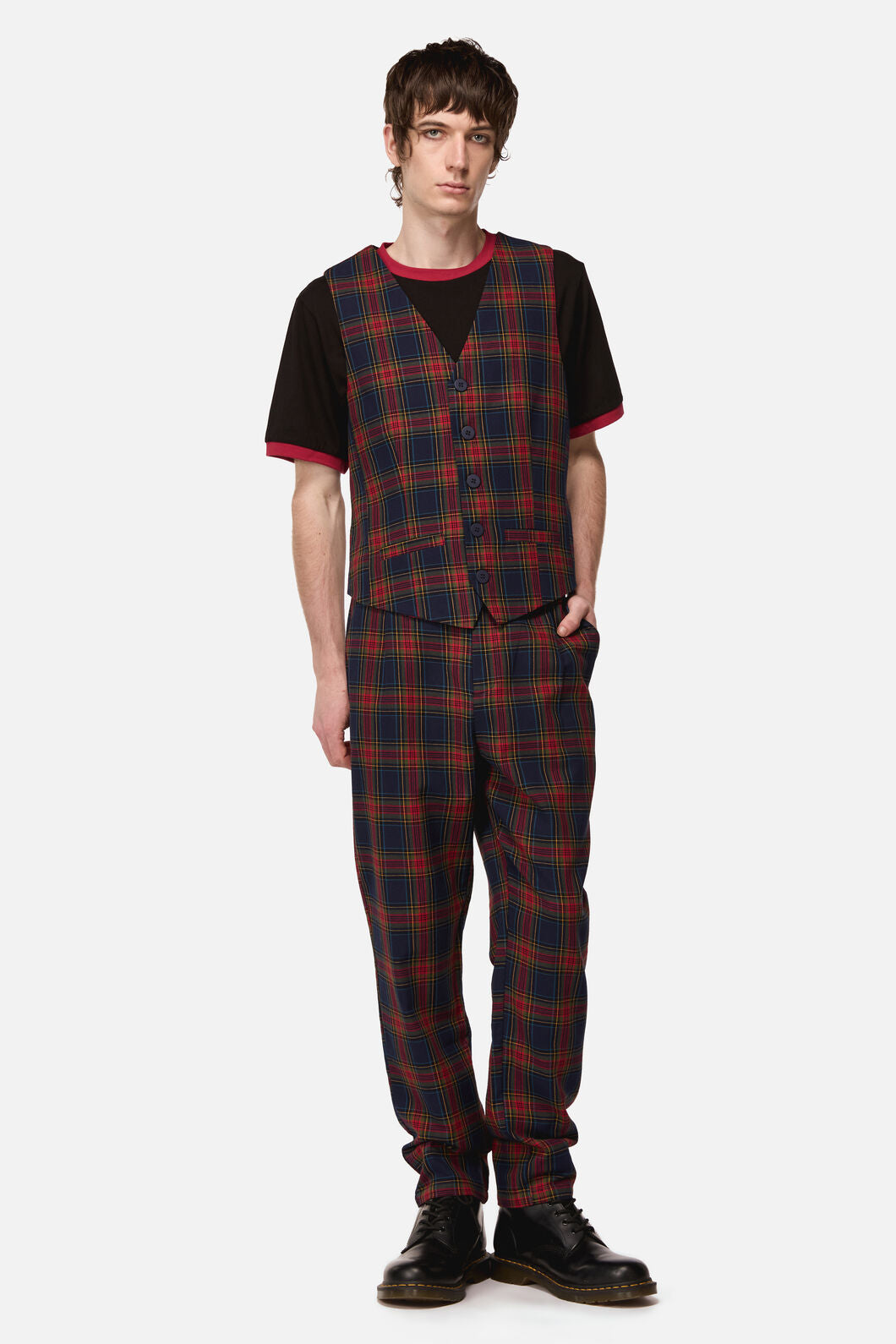 Dangerfield - Antler Check Vest - multi