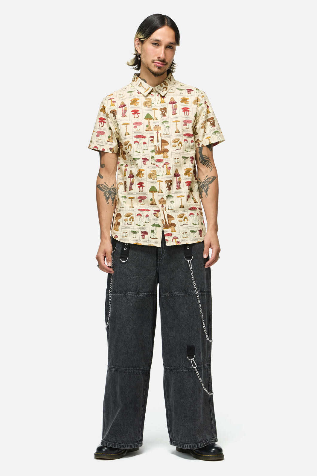 Dangerfield - Fungus SS Shirt - cream