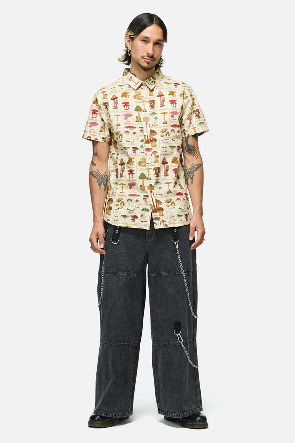 Dangerfield - Fungus SS Shirt - cream