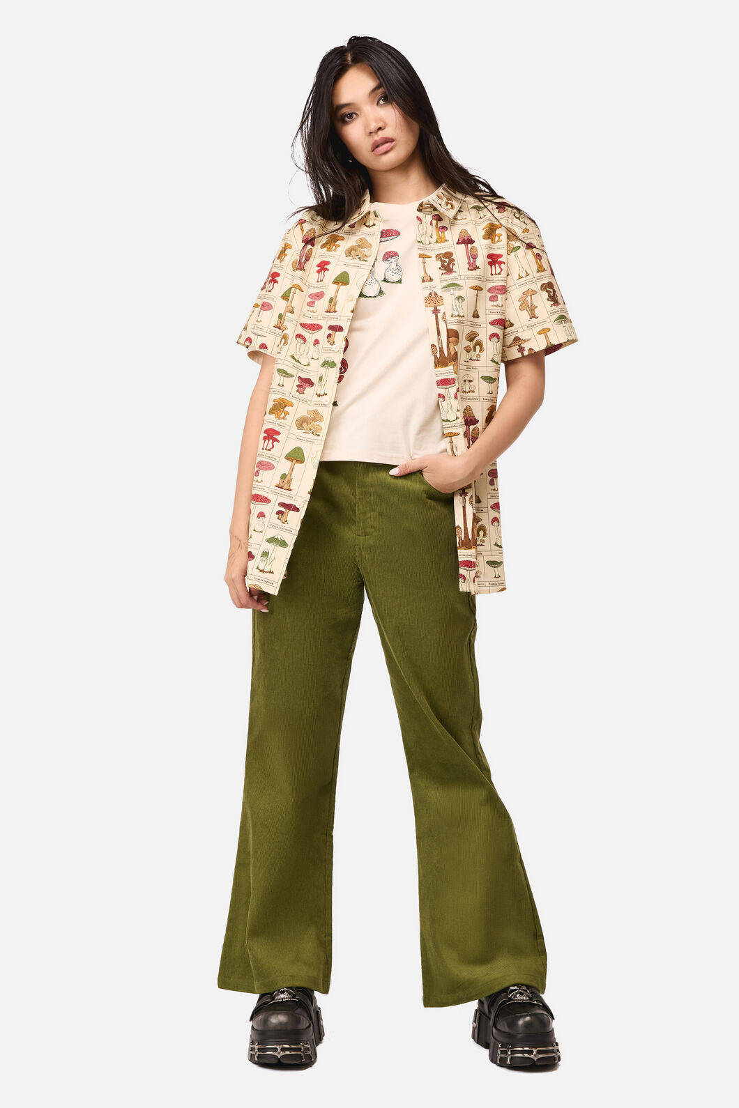 Dangerfield - Fungus SS Shirt - cream