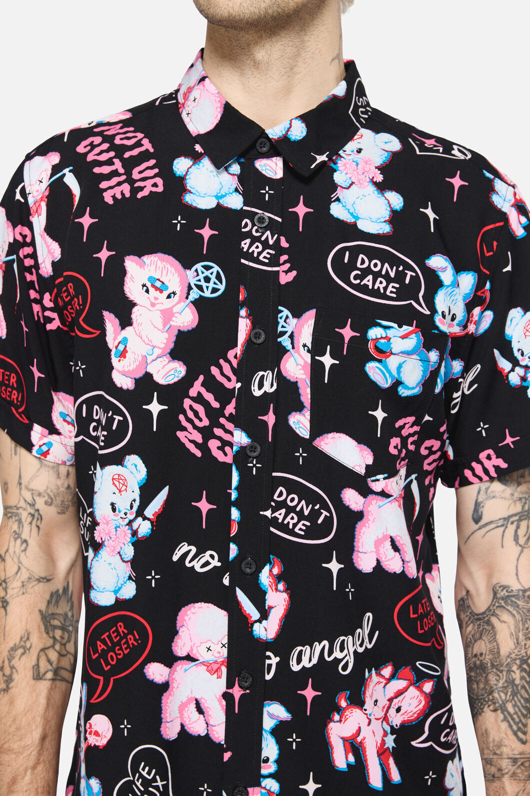 Dangerfield - Creeps Goth SS Shirt - black