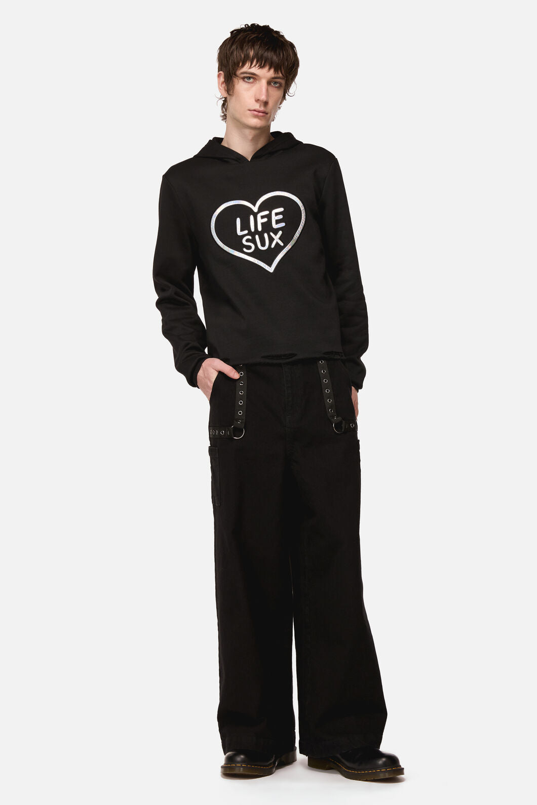 Dangerfield - Hater Goth Hoodie - black