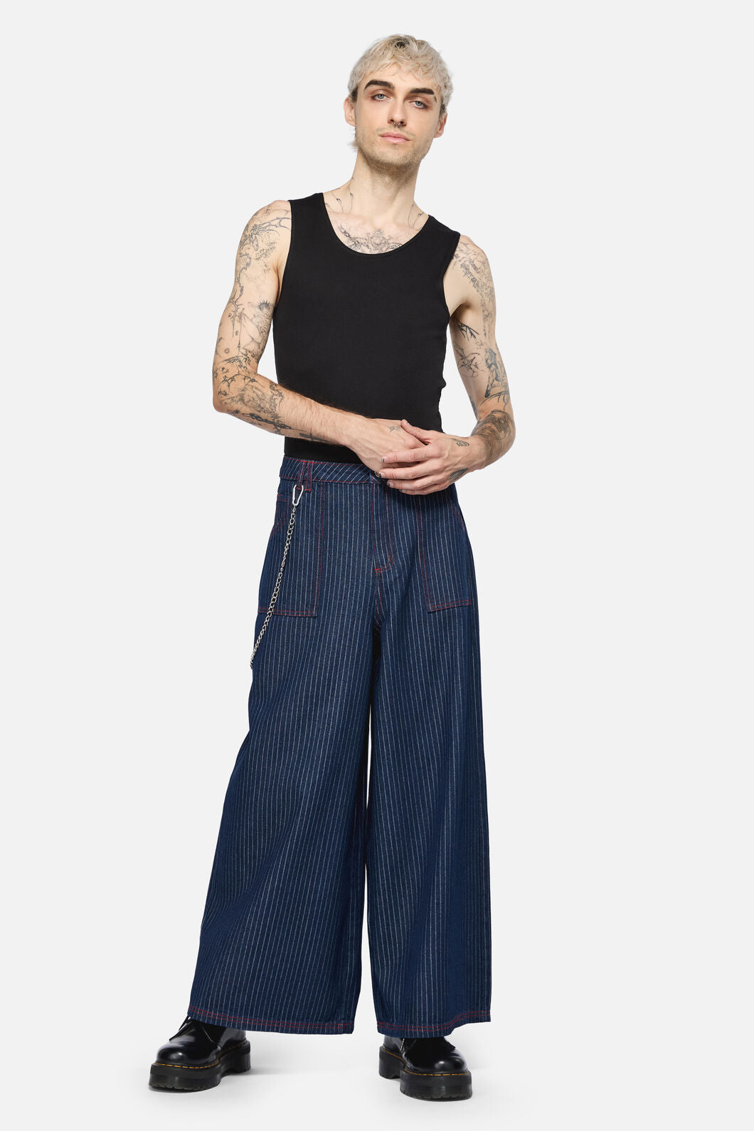 Dangerfield - Anon Pin Stripe Jeans - indigo