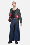 Dangerfield - Tricksters Argyle Cardi - grey