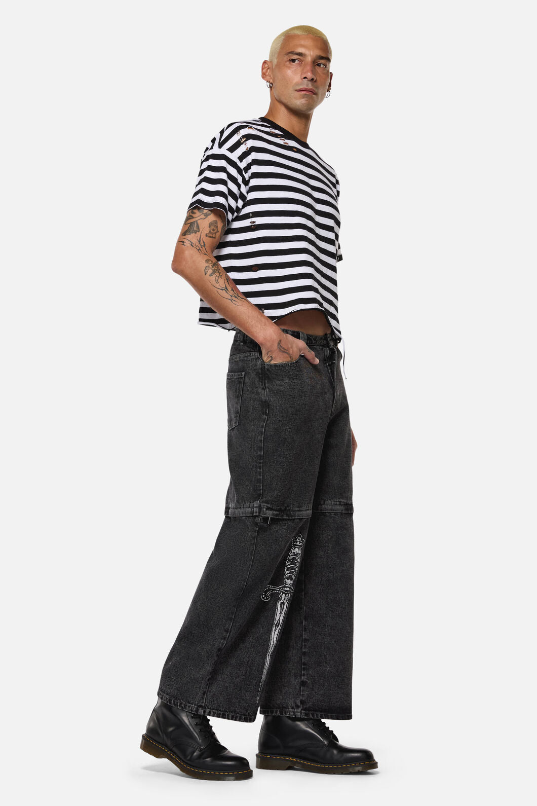 Dangerfield - Dagger Goth Jean - black