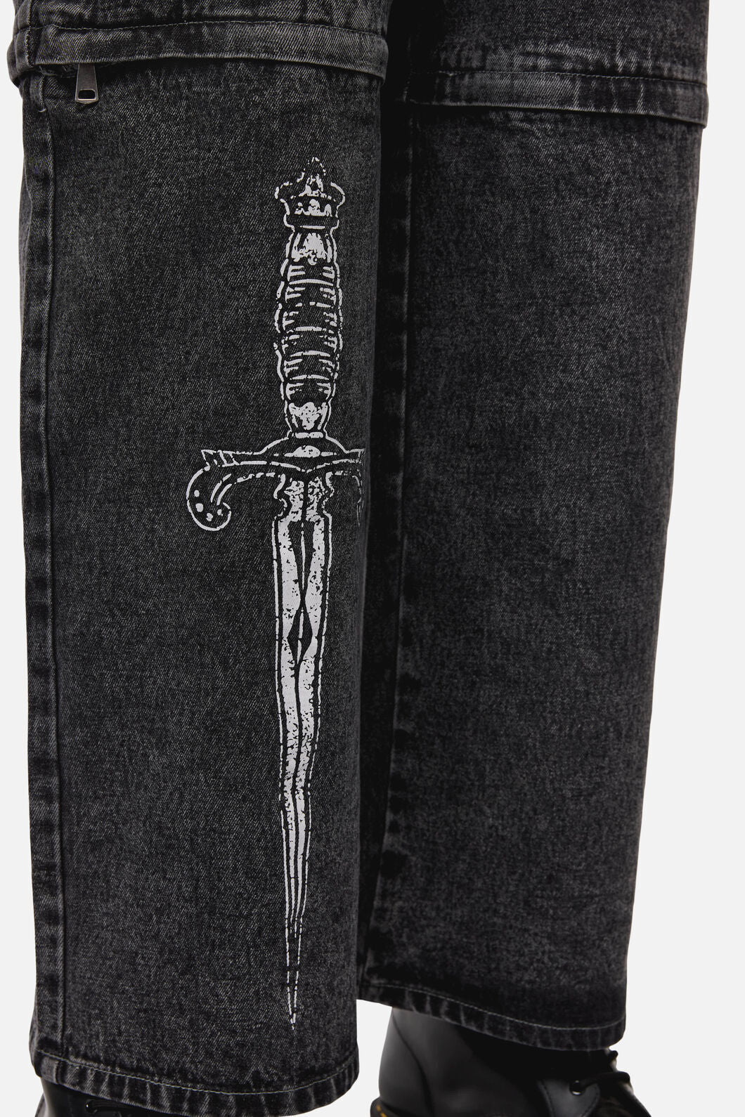 Dangerfield - Dagger Goth Jean - black