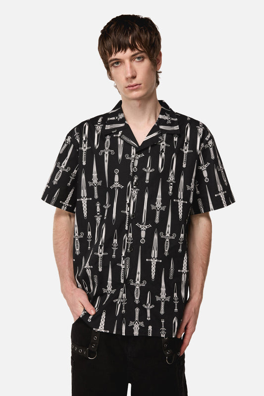 Dangerfield - Dagger Goth SS Shirt - black