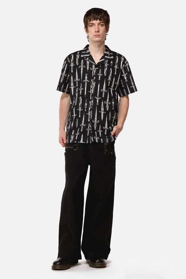 Dangerfield - Dagger Goth SS Shirt - black