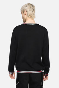 Dangerfield - Argyle Moon Knit - black