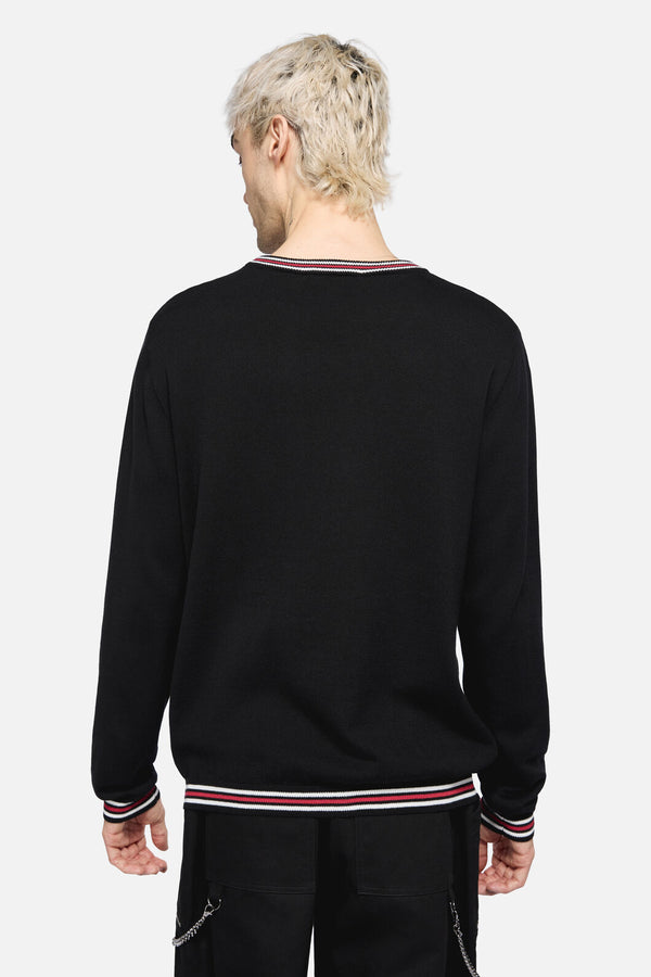 Dangerfield - Argyle Moon Knit - black