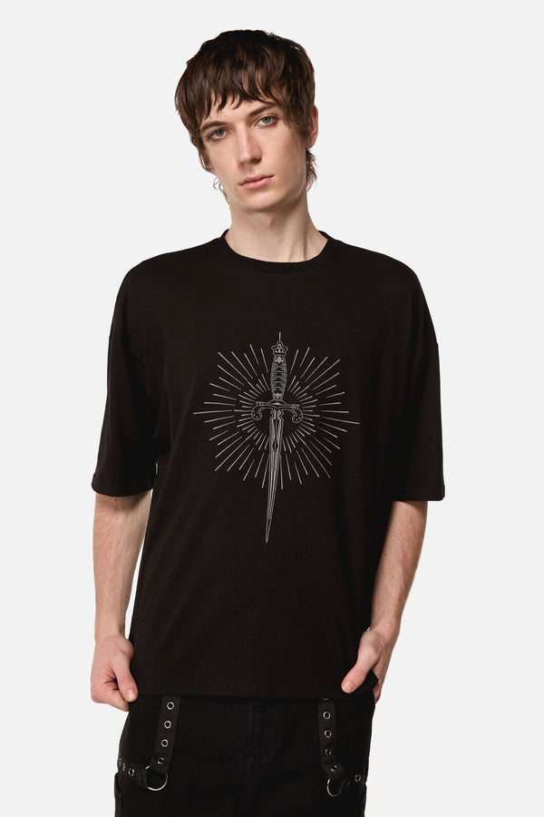 Dangerfield - Dagger Goth Tee - black
