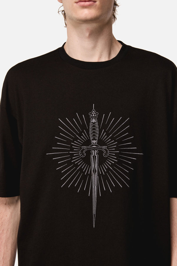 Dangerfield - Dagger Goth Tee - black