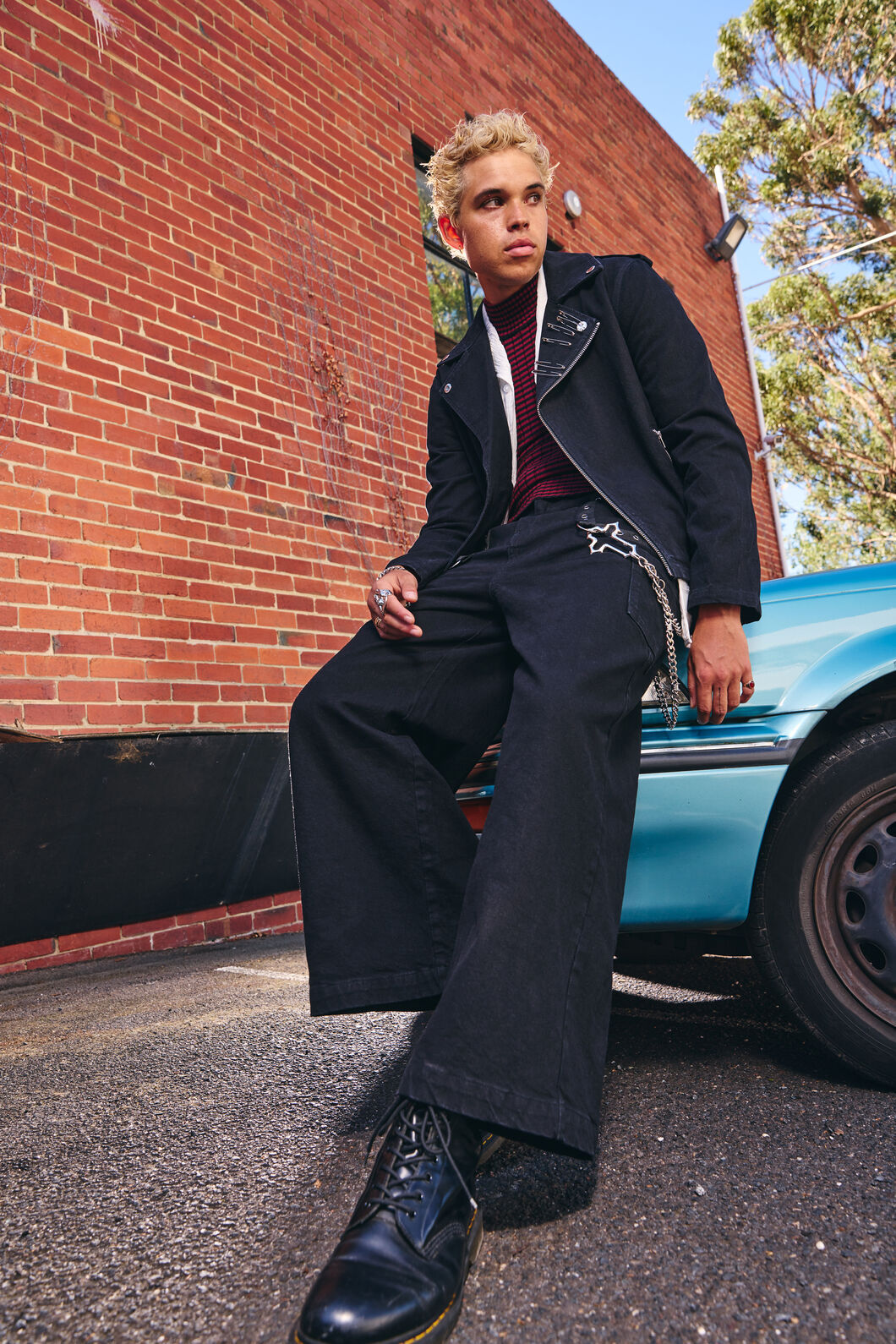 Dangerfield - Mischief Eyelet Jean - black