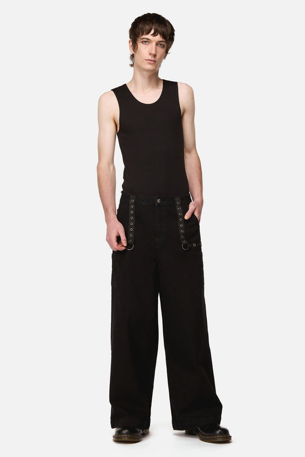 Dangerfield - Mischief Eyelet Jean - black