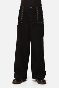 Dangerfield - Mischief Eyelet Jean - black