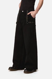 Dangerfield - Mischief Eyelet Jean - black