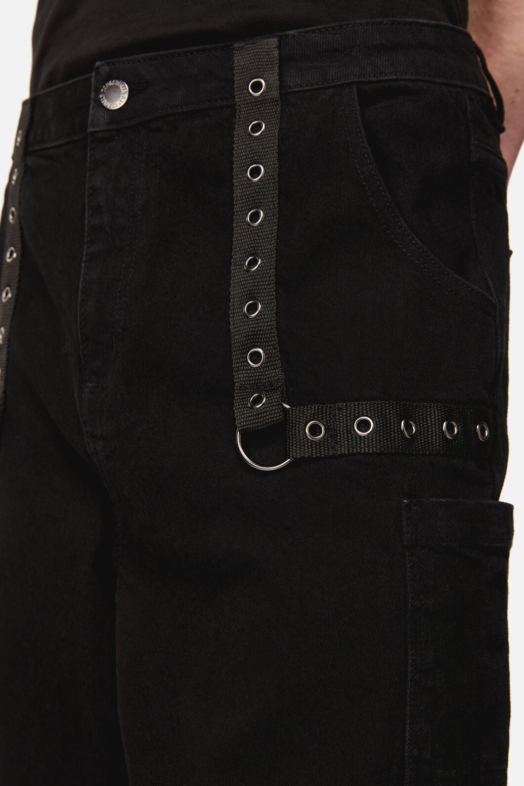 Dangerfield - Mischief Eyelet Jean - black
