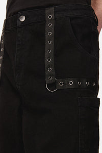 Dangerfield - Mischief Eyelet Jean - black