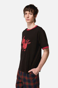 Dangerfield - Jackalope Ringer Tee - black