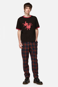Dangerfield - Jackalope Ringer Tee - black