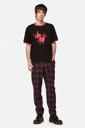 Dangerfield - Jackalope Ringer Tee - black