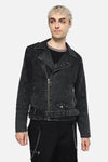 Dangerfield - Punk Denim Moto Jacket - black