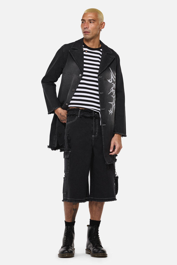 Dangerfield - Y2K Sigil Denim Jacket - black