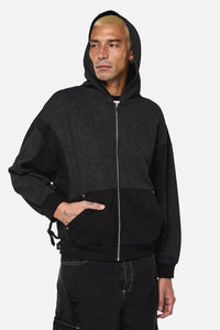 Dangerfield - Goth Buckle Hoodie - black