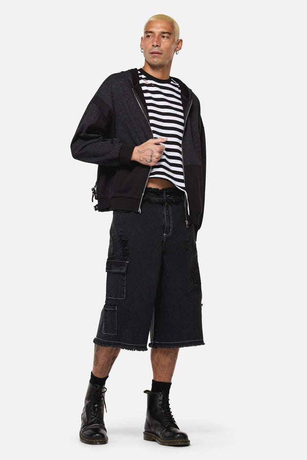 Dangerfield - Goth Buckle Hoodie - black