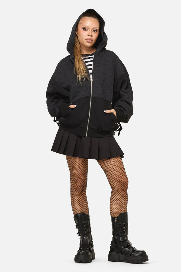 Dangerfield - Goth Buckle Hoodie - black