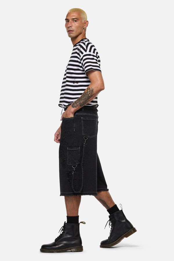 Dangerfield - Y2K Sigil Wide Leg Jeans - black