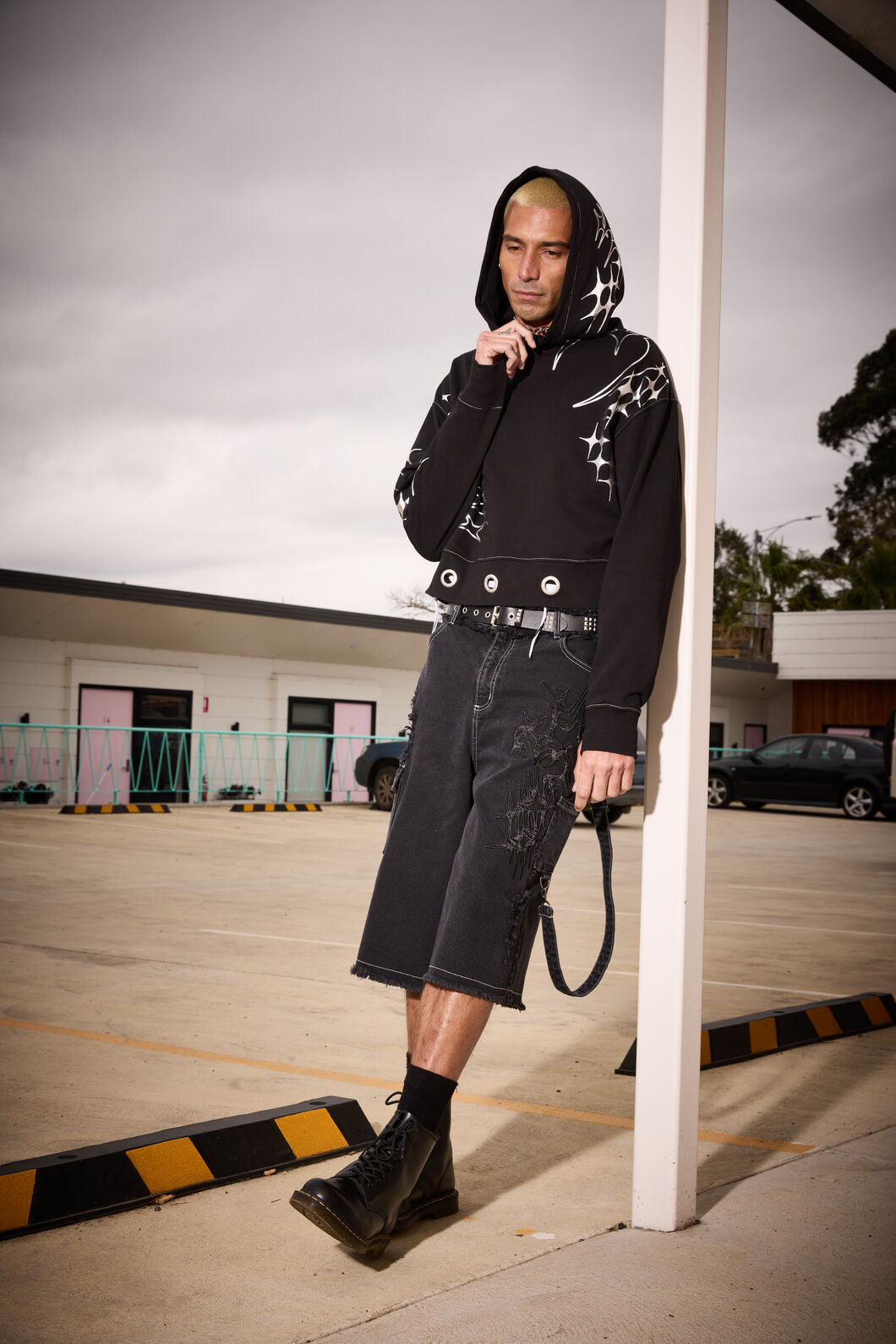 Dangerfield - Y2K Sigil Wide Leg Jeans - black