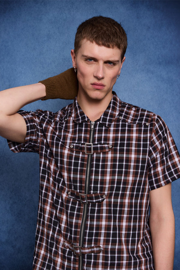 Dangerfield - Archangel Tartan Shirt - brown