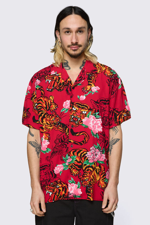 Dangerfield - Big Cat Shirt - multi